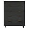Manhattan Comfort Granville 45.27 Tall Dresser in Dark Grey DR-5025 - alternate 1